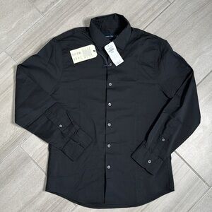 Abercrombie & Fitch Black Casual Button Down Shirt